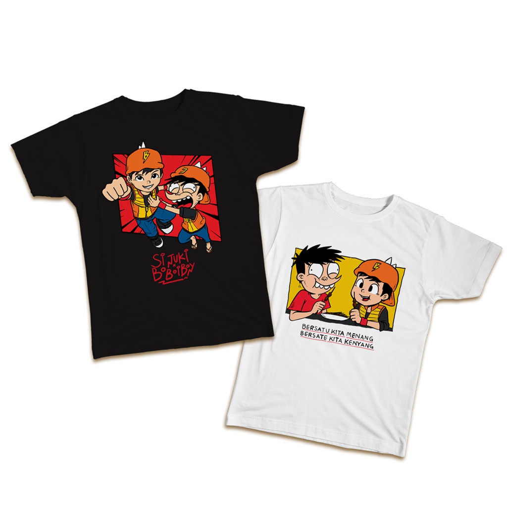 Kaos Si Juki X BoBoiBoy