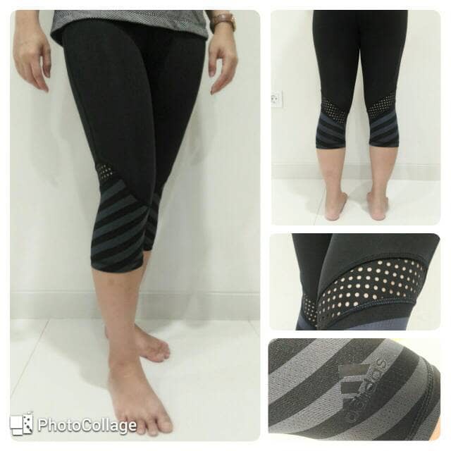 Celana Legging Adidas Black Bold Ladies 5564