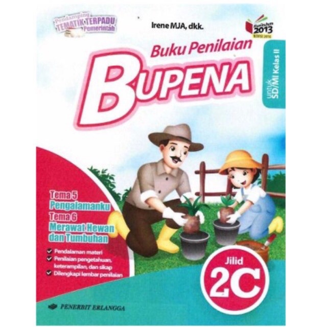 Buku Penilaian Bupena kelas 2C SD MI
