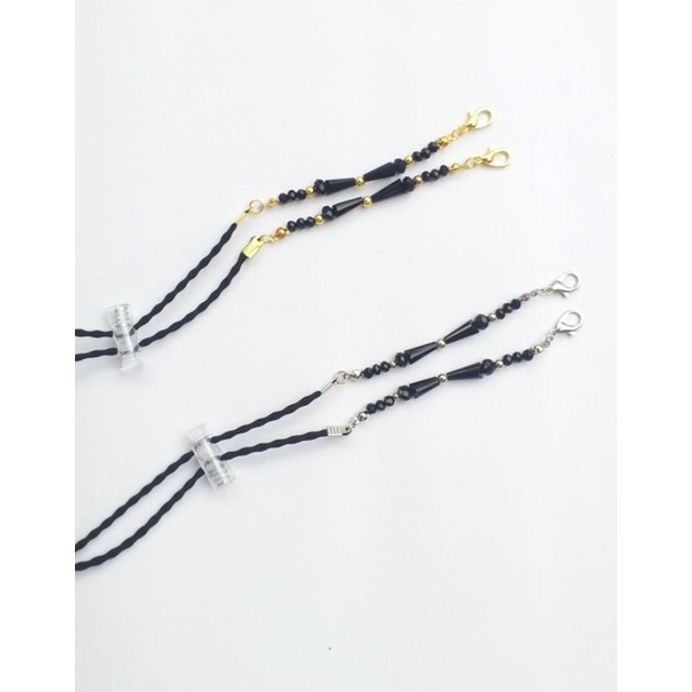 Kalung masker 2 in 1 - konektor masker - tali boba - tali padi - tali elastis