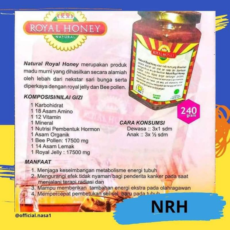 

madu murni NATIRAL ROYAL HONEY