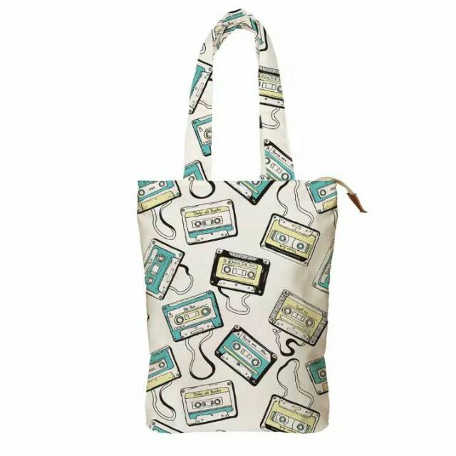 Tote bag cassette premium tas wanita murah