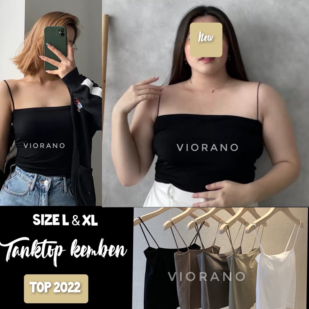 Premium Jumbo Kemben Tali Polos Size L XL Kemben Crop Tank Top Basic Korea Model Kemben Terbaru 2022 Tanktop Kemben Polos Dengan Tali Adem Premium Melar Tangtop Basic Tentop Teng top