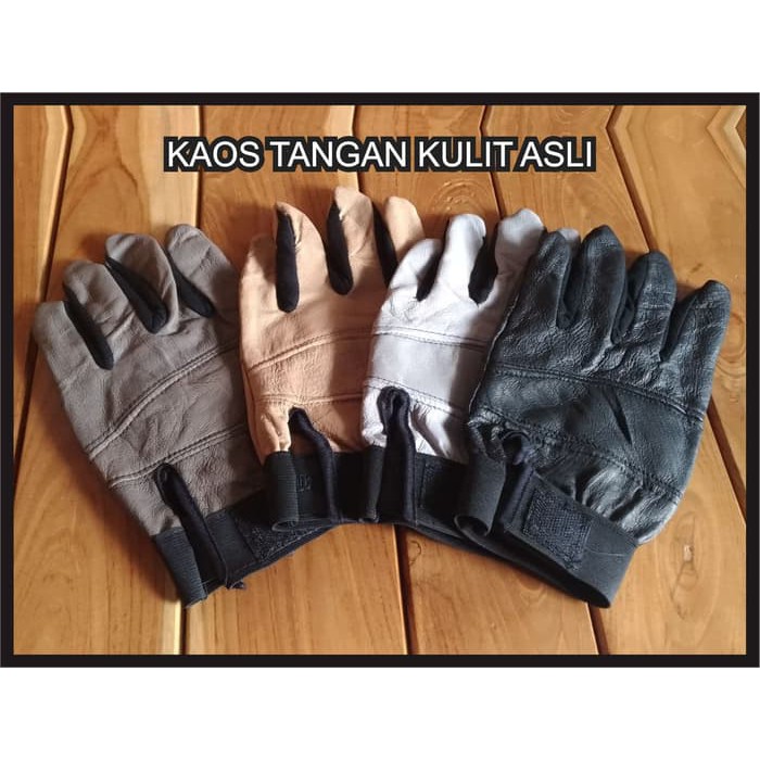 cod Sarung Tangan Kulit Asli Motor kaos Probiker Panahan Archery Glove oke