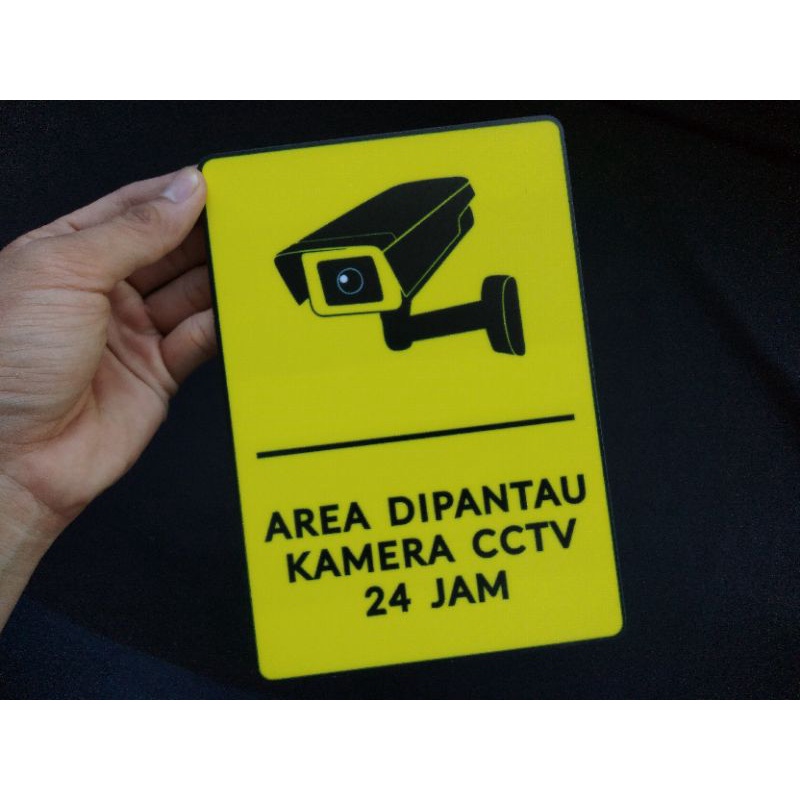 

SIGN CCTV ACRYLIC