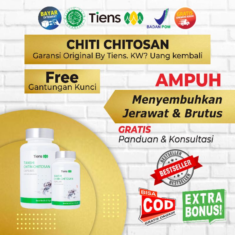 (TERLARIS) CHITIN CHITOSAN CAPSULES ECERAN SUPLEMEN PELANGSING BADAN PENURUN BERAT BADAN DIET DETOX 