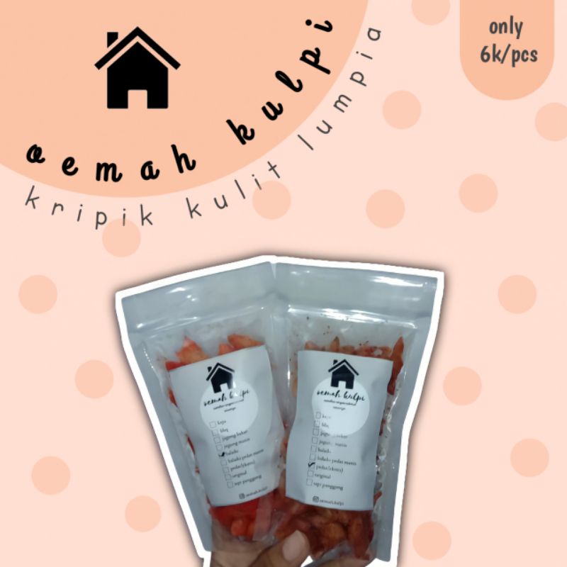 

KRIPIK KULPI (Kulit Lumpia) Snack Ringan Aneka Rasa