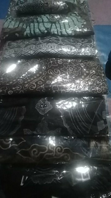 (cod) -baju Batik Couple Ayah Dan Anak Motif Mataram