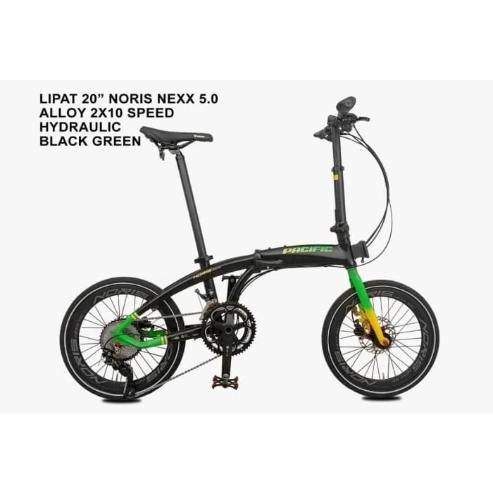 Sepeda Lipat Pacific Noris Nexx  5.0 hydrolik 20" Inch