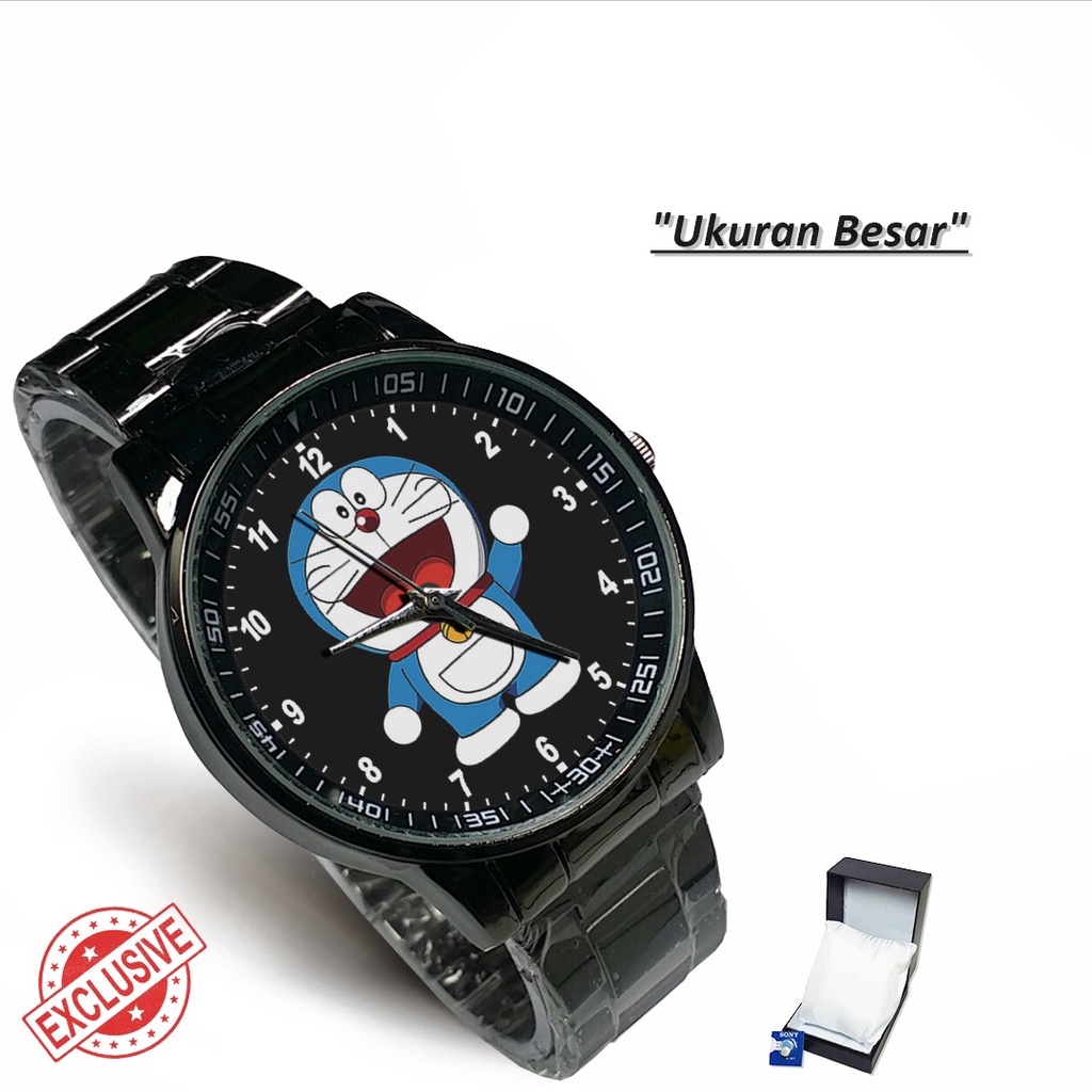 Jam Tangan Rantai Couple DORAEMON MOTIF - 3 (Special)