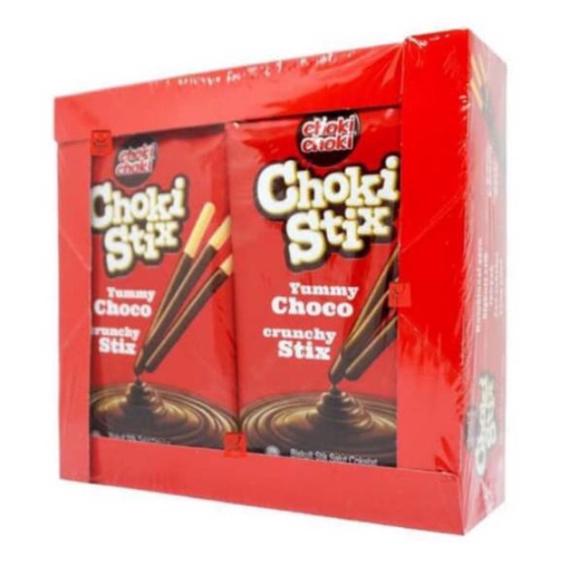 

Choki Stix Choki Choki Stix - Stik Biskuit Coklat - Stik Coklat - (HARGA 1 BOX isi 12 bungkus)