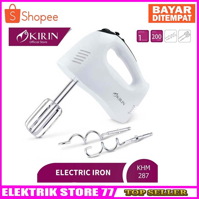 Mixer KIRIN KHM-287 KIRIN Hand Mixer Serbaguna Berkualitas