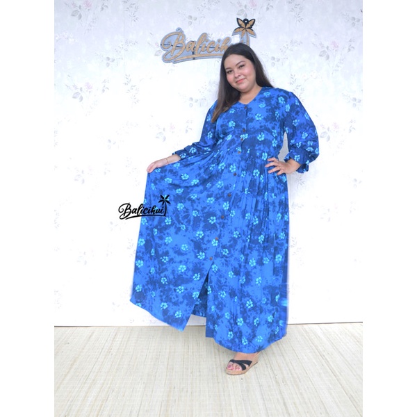 Balicihui Long Dress Nicole Long Dress Big Size Plus Size Jumbo Busui Friendly