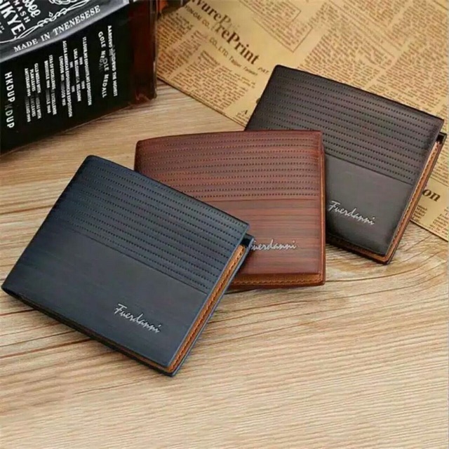 ( ORIGINAL ) DOMPET LIPAT PRIA KULIT FUERDANNI