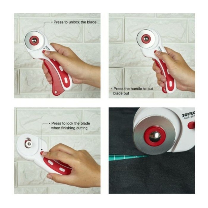 

Kusus Hari Ini Rotary Cutter Pemotong Putar Joyko Cur-507 Terlaris
