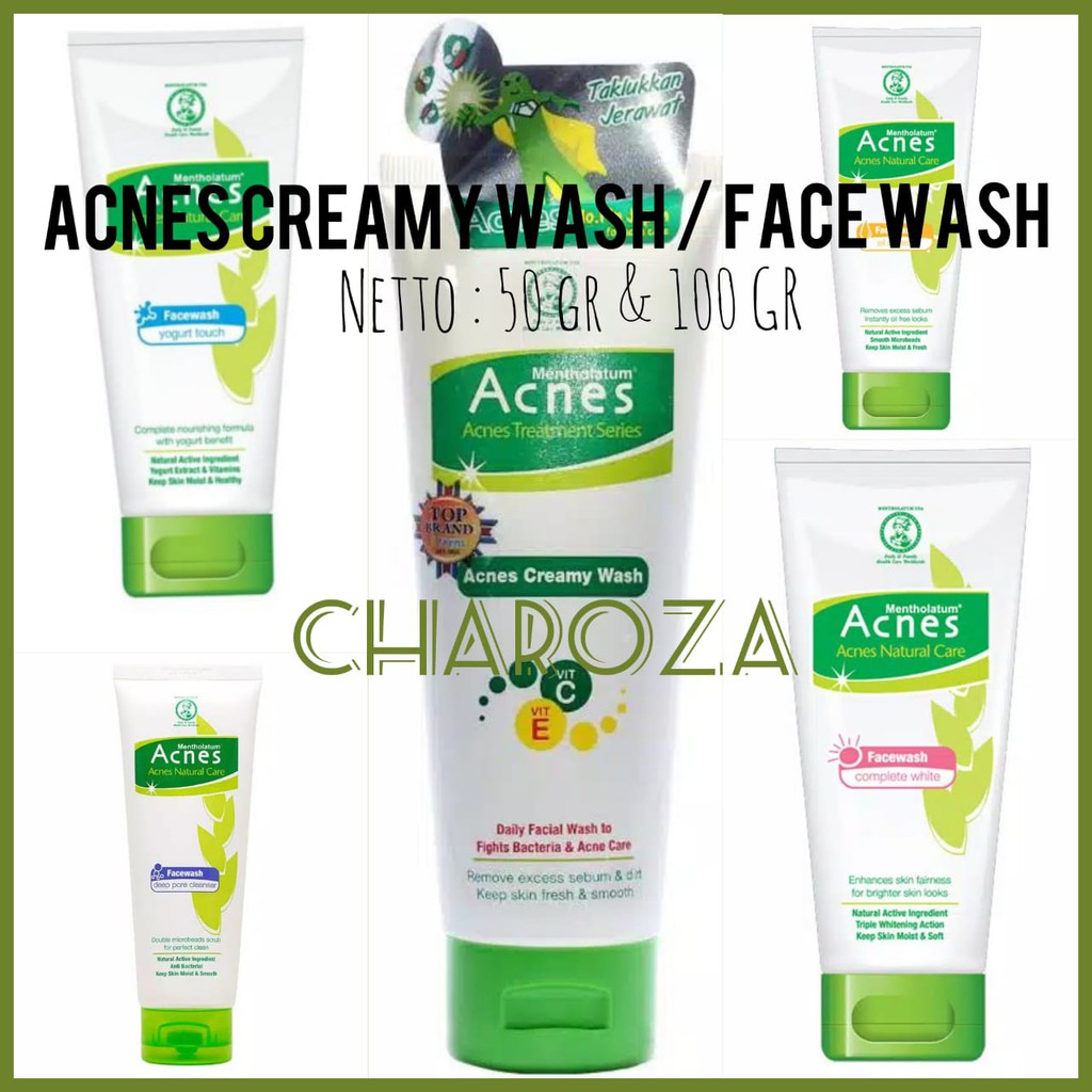 Acnes Creamy Wash / Facewash 50 Gr / 100 Gr Shopee Indonesia