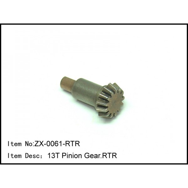 ZX-0061-RTR RC Car Caster Racing 13T Pinion Gear 1/8 EP Buggy EX-2.0