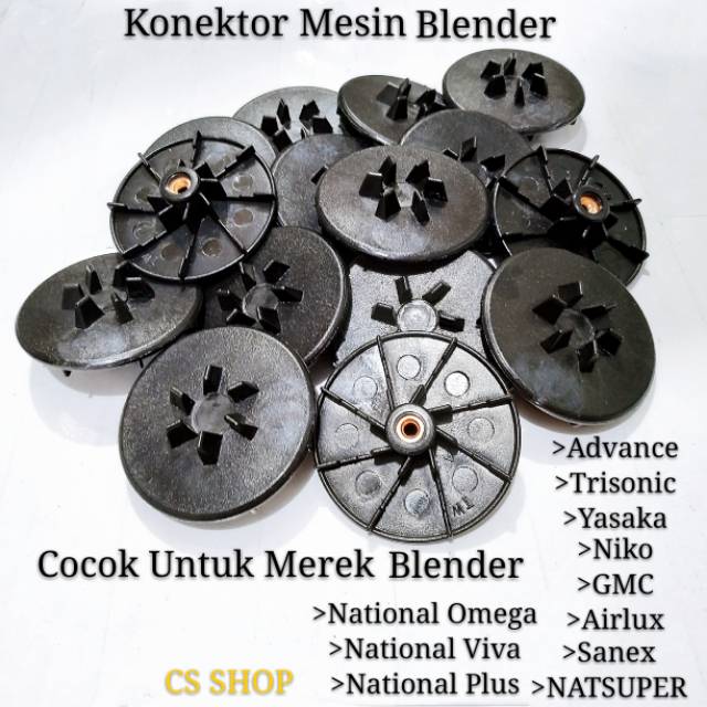 GIGI+KONEKTOR BLENDER NATIONAL DRAT KECIL/1SET KONEKTOR BLENDER DRAT KECIL NATIONAL