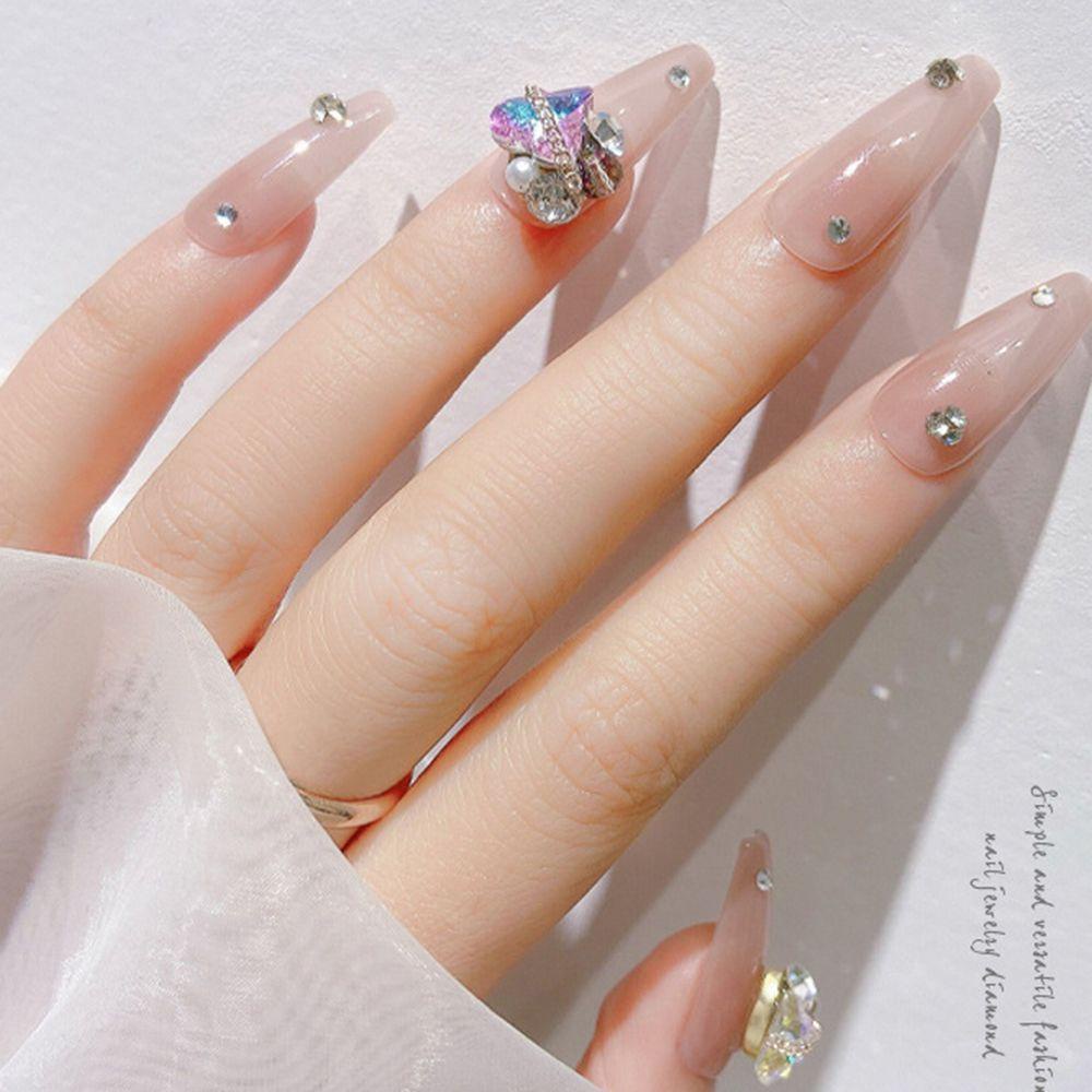 Solighter Hiasan Nail Art Fashion Mutiara Halus Love Hati