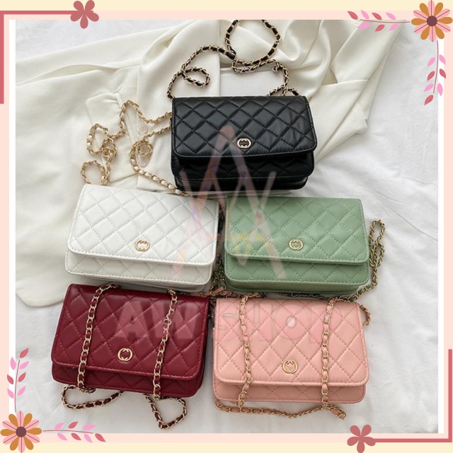 Tas Selempang Wanita Import Tas Kulit Korea Import Ziva Bag