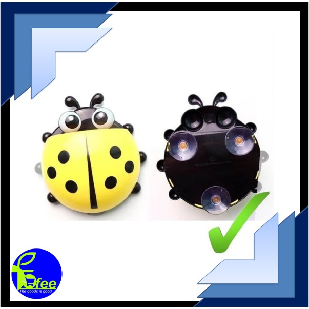 [IMPORT] -  Ladybug Toothbrush holder / Tempat Sikat Gigi Odol kumbang