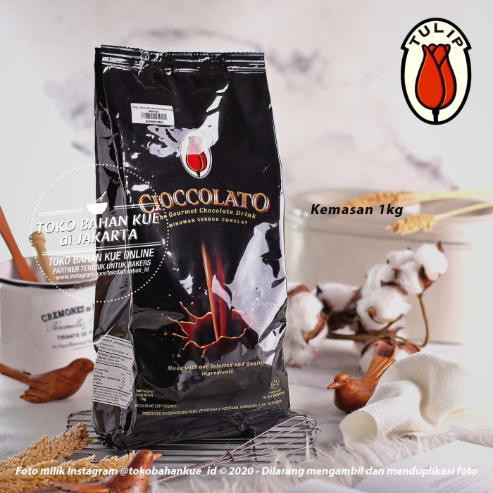 

Fchgtyani Hot Chocolate Tulip Cioccolato 1Dus 10Kg Coklat Bubuk Powder Minuman