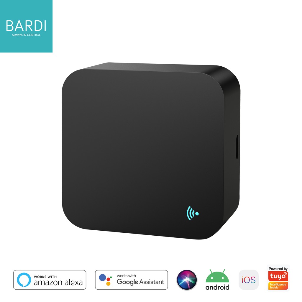 BARDI Smart UNIVERSAL IR REMOTE 8m Wifi Wireless IoT for Home Automation 8 m Tanpa Adaptor