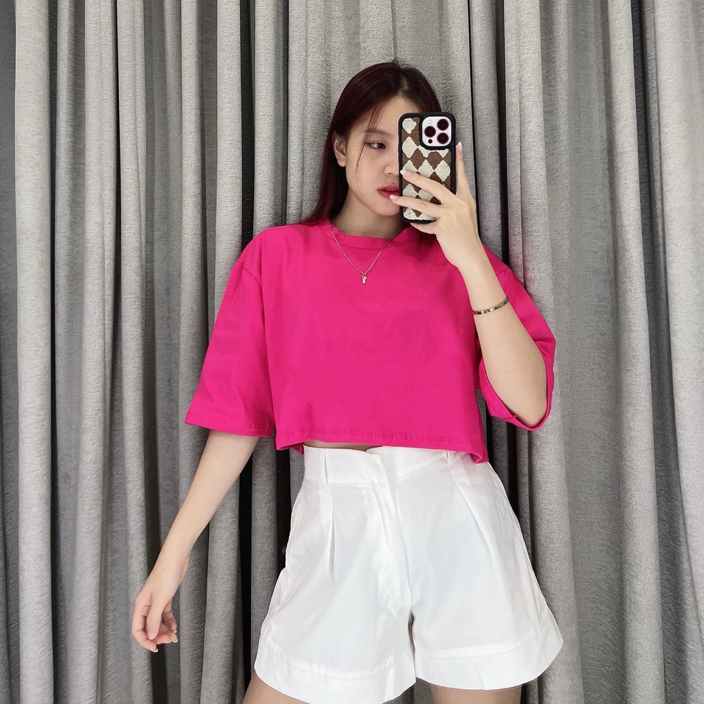 Oversize  Croptee | Crop Top Korea KODE 1679