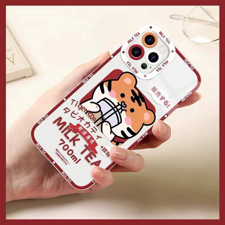 Soft Case Silikon TPU Transparan Motif Harimau Untuk Iphone 13 Pro Max 12 11 XS XR X 8 7 6 Plus Mini SE 2020