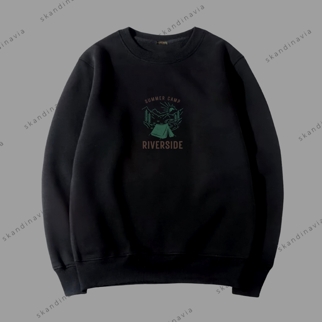 Crewneck Skandinavia OVERSIZE PRIA WANITA CREWNECK SKDNV STREET NSA WIN CREWNECK