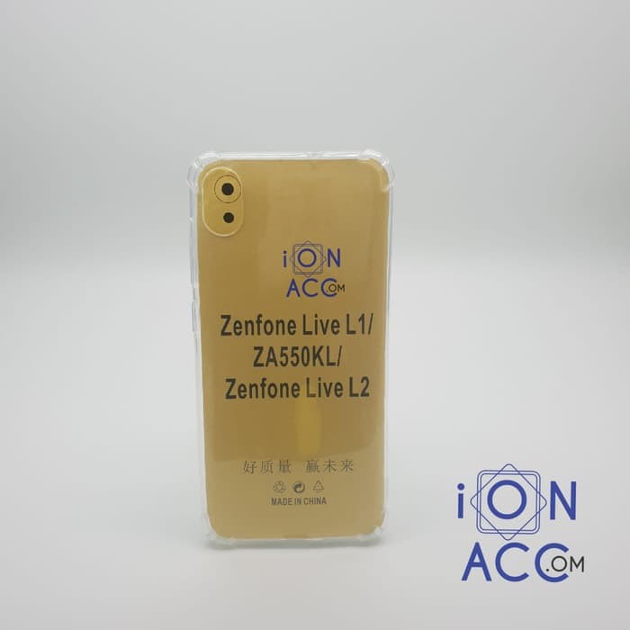 CASE ANTICRACK ZENFONE LIVE L1 - L2 (ZA555KL)- ANTI SHOCK SOFTCASE