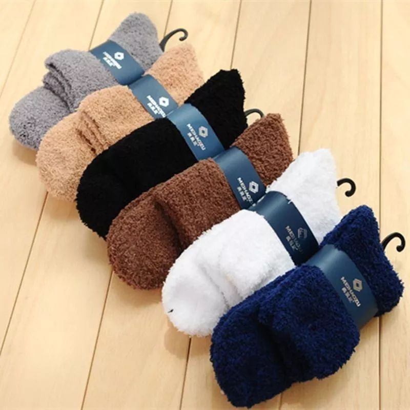 Winter Warm Socks Kaos Kaki Musim Dingin Unisex Women Men