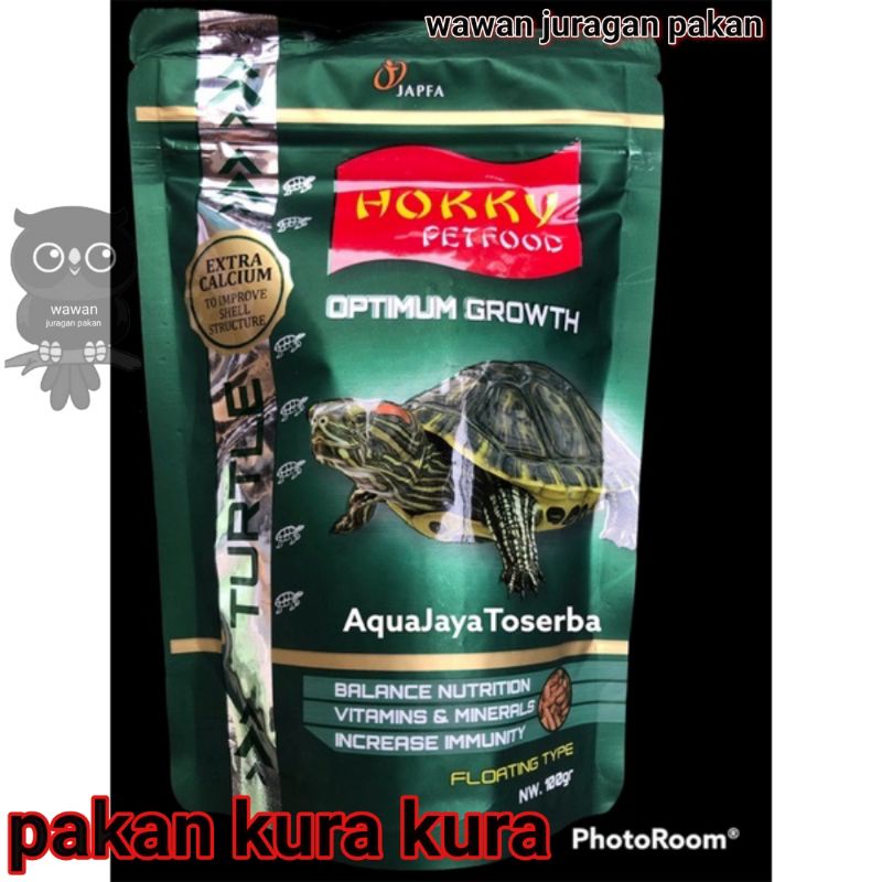 makanan kura kura / pakan kura-kura hokky turtle kemasan 100 gr