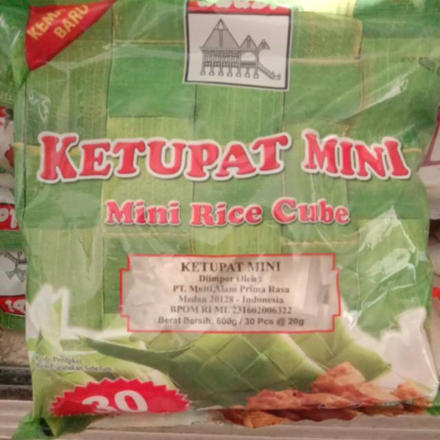 Ketupat Mini Adabi 600 gr(30 pcs @20 gr)