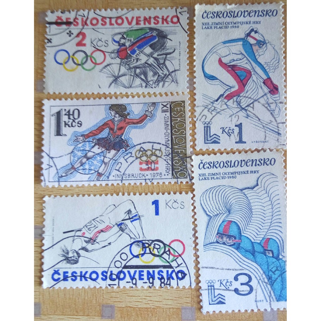 

1 set Perangko Cekoslovenko Olmpiade