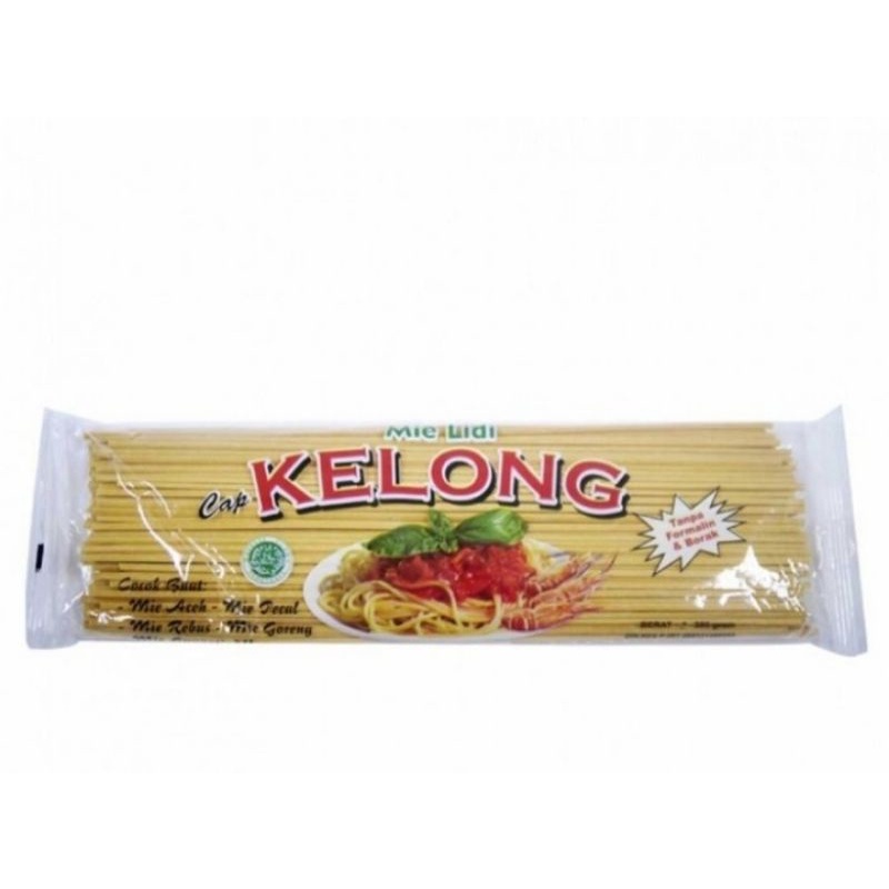 

Mie lidi Cap Kelong 350gram