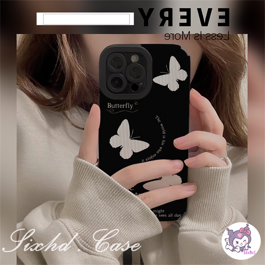 Redmi 10C 10A 10 Note 11 11s 10s 9s 9 8Pro Redmi 9 9A 9C 9T Xiaomi 12Pro Mi Poco X3Pro M3 M4Pro Fashion Advanced Simple Butterfly Phone Case Soft Silicon Protective Coverr