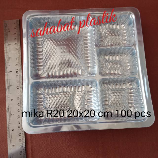 

Mika dus nasi sekat 5 R20 20x20 cm 100 pcs