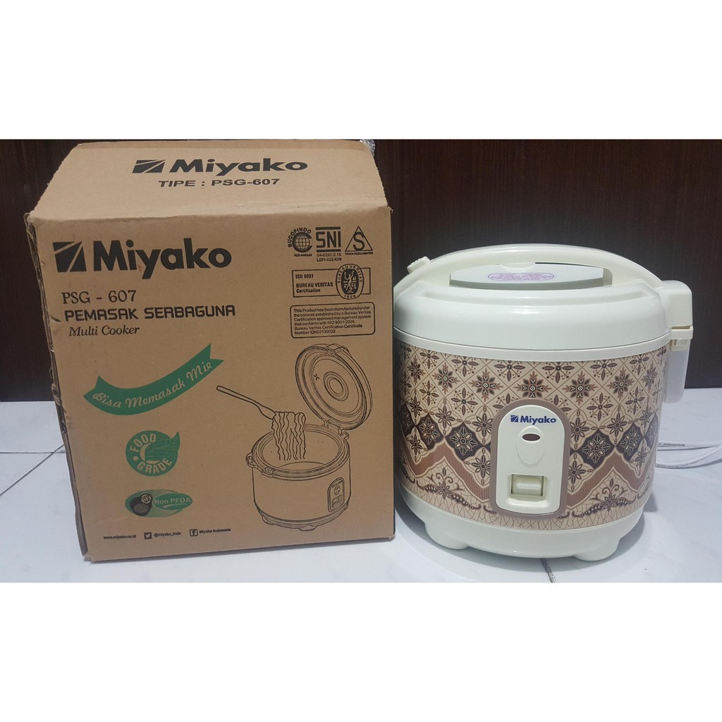 Miyako Rice Cooker PSG 607 / Penanak Nasi PSG 607  MURAH BANGET / GARANSI RESMI