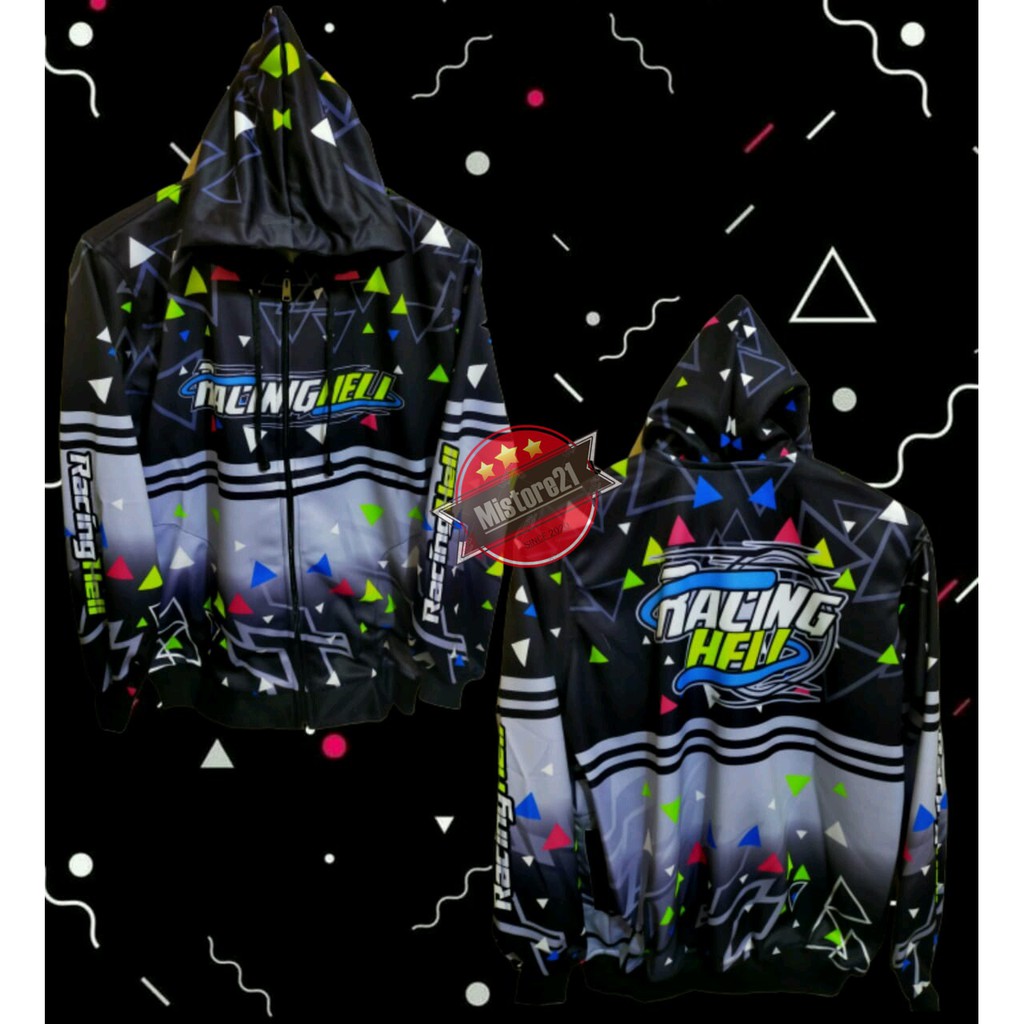 JAKET RACING HELL FULLPRINT TERLARIS