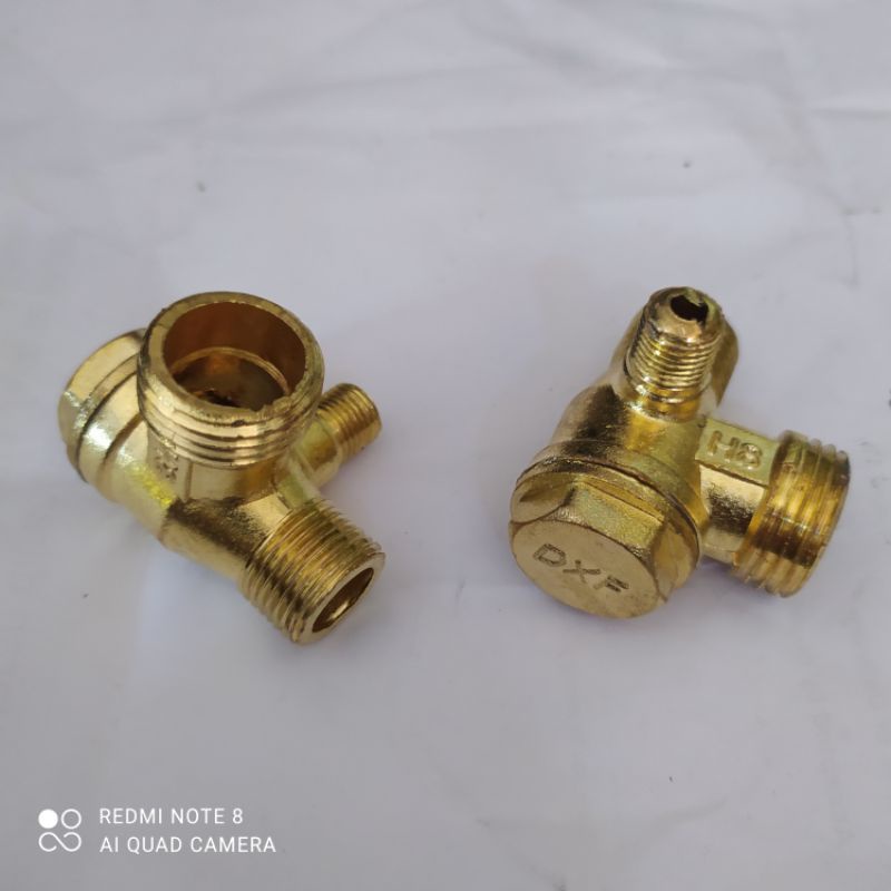 Nepel Kuningan Check Valve Kompresor Non Return Valve