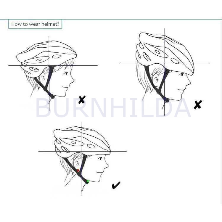 Helm Sepeda EPS Foam PVC Shell - x10 sepeda burnhilda