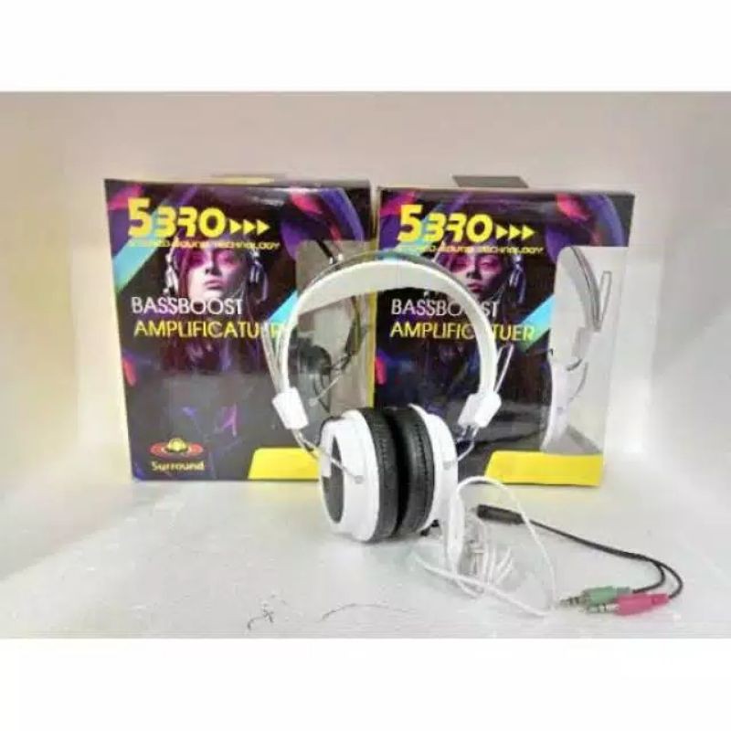 Headset Bando 5Bro Stereo Headphone Extra Bass Quality