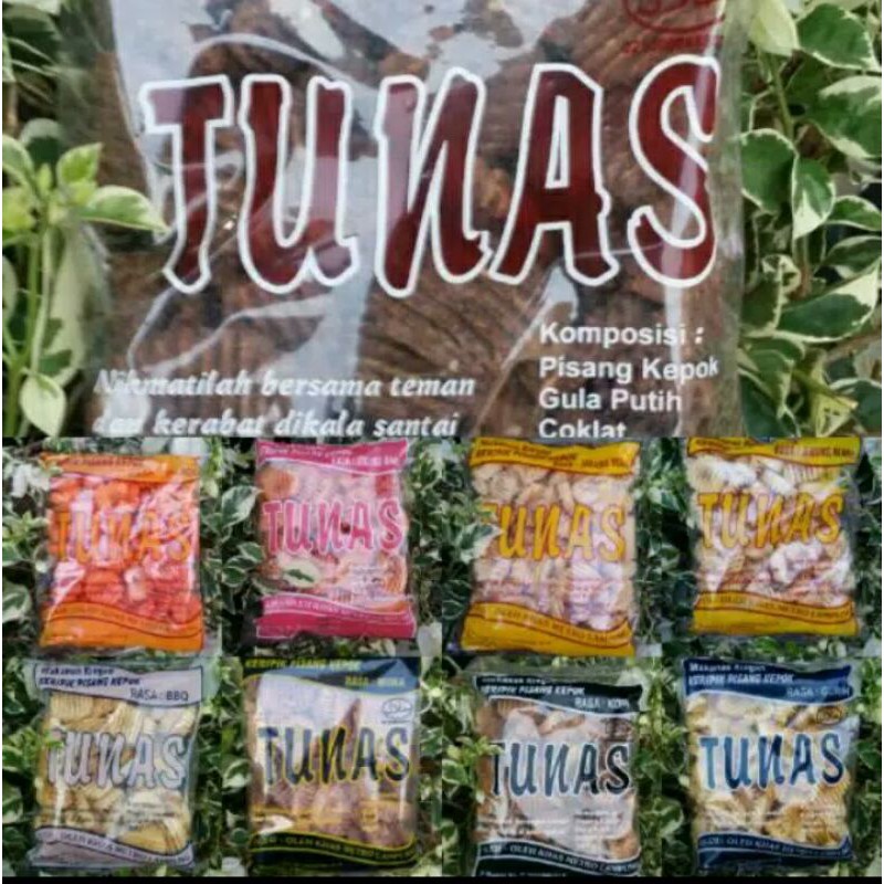 kripik pisang TUNAS . oleh oleh khas metro Lampung