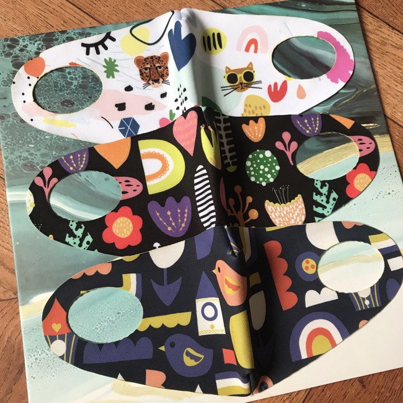 masker masker dewasa masker motif bunga motif disney