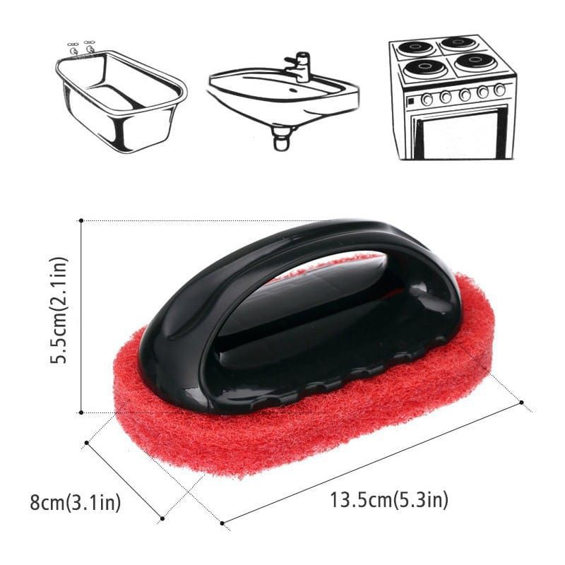 SIKAT SPONS SABUT SPONGE PEMBERSIH DAPUR LANTAI KACA SPONS SIKAT PEMBERSIH DAPUR MINYAK WASTAFEL