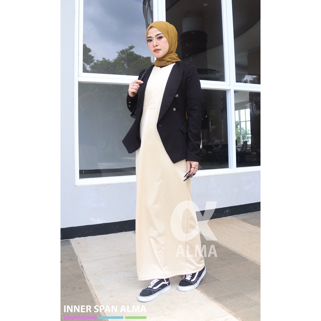 ( BISA COD ) INNER SPAN DRESS BUSUI SIZE S M L XL XXL