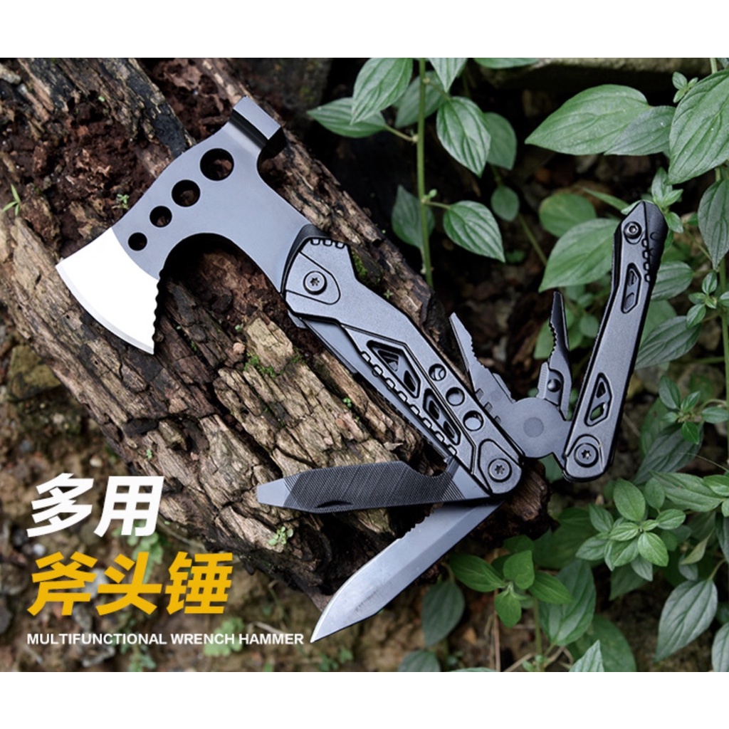 WONDERER TOOL MQ042-1 15 in 1 Multitools Survival Camping Folding Tool