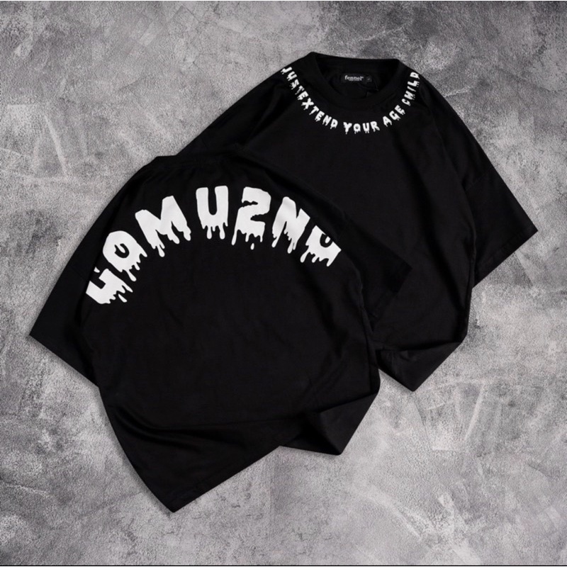 Kaos distro oversize motif gomuzno