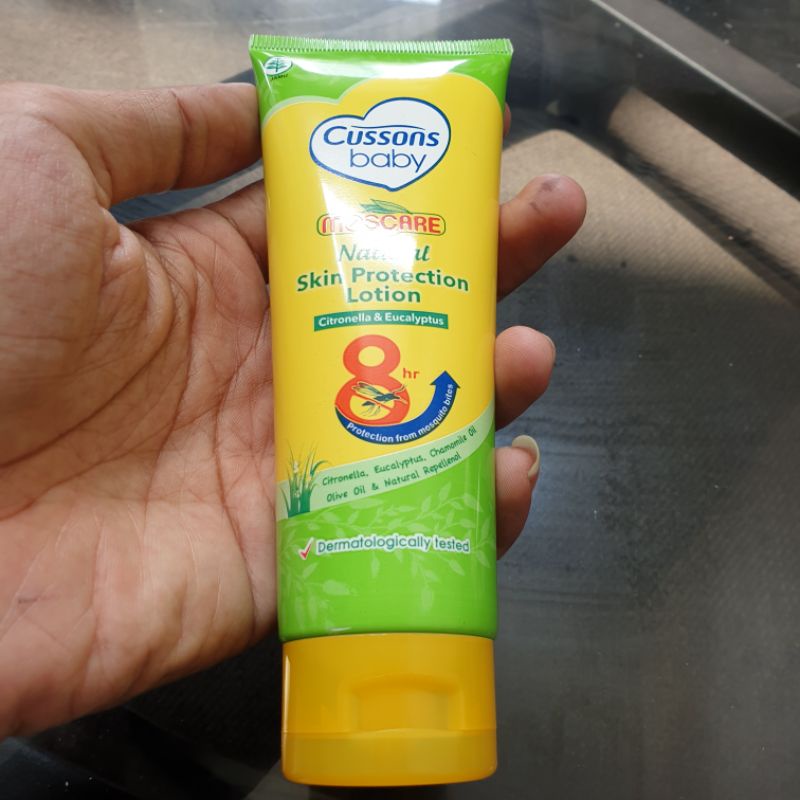 Cussons Baby Moscare Skin Protection Lotion 8 Jam 100gr | 50gr MOSCARE SKIN PROTECTION LOTION 8 HOURS